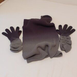 Ombre Scarf & Glove Set